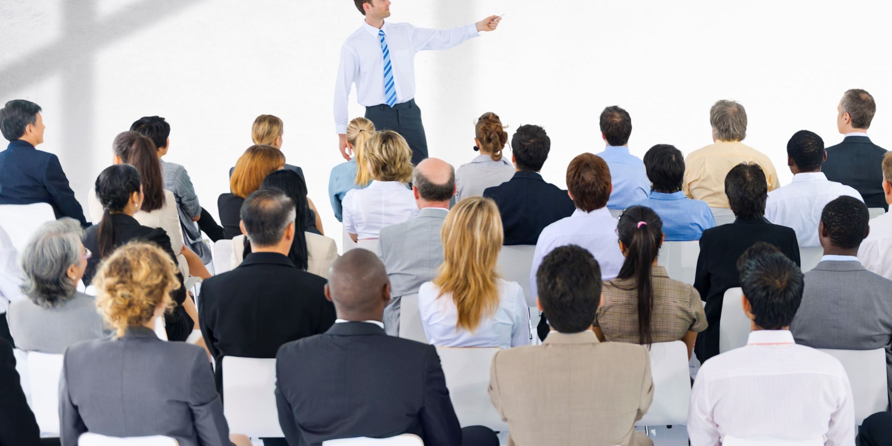 Business People Seminar Conference Meeting Presentation Concept